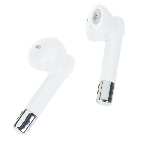 Additional Image 5 - a pair of white earbuds