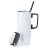 Additional Image 2 - a white mug with a straw