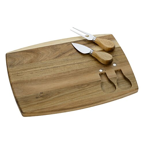 Additional Image 1 - a cutting board with knives