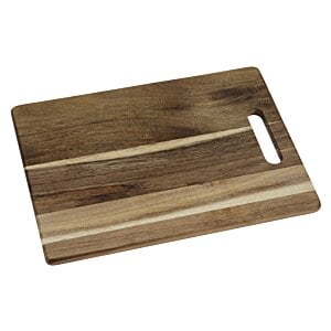 Additional Image 1 - a wooden cutting board with a hole