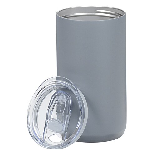 Additional Image 2 - a grey can with a clear lid