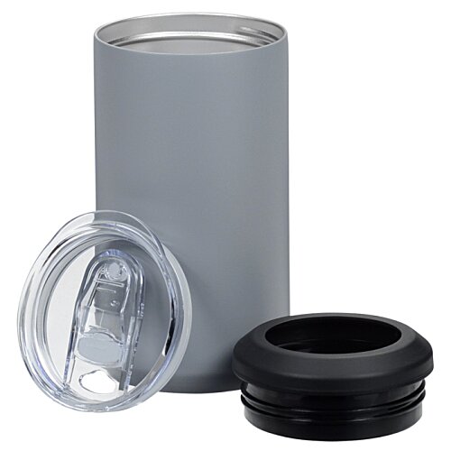 Additional Image 4 - a grey cylindrical container with a black cap