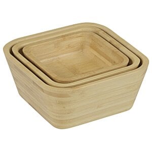 Additional Image 2 - a stack of wooden bowls