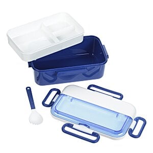 Additional Image 3 - a group of blue and white containers