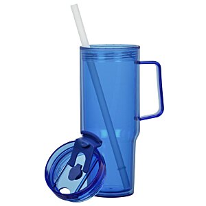 Additional Image 3 - a blue cup with a straw