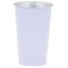 Additional Image 1 - a white cup with silver rim