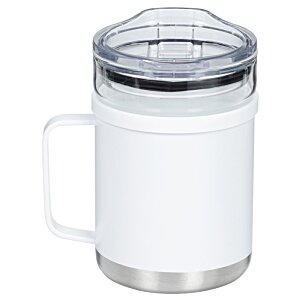 Additional Image 1 - a white and silver mug