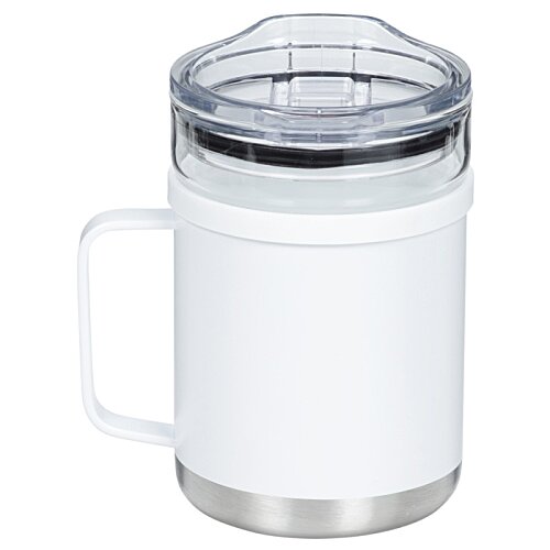 Additional Image 1 - a white and silver mug
