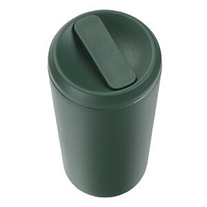 Additional Image 3 - a green plastic cup with a lid