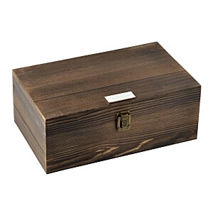 Additional Image 1 - a wooden box with a lock