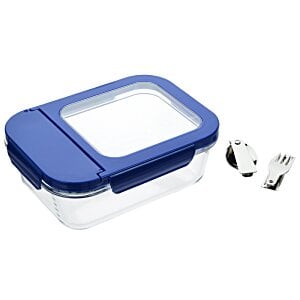 Additional Image 2 - a plastic container with a blue lid