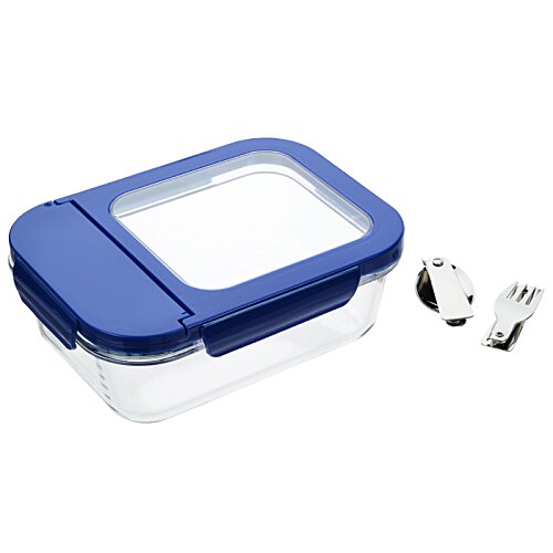 Additional Image 2 - a plastic container with a blue lid