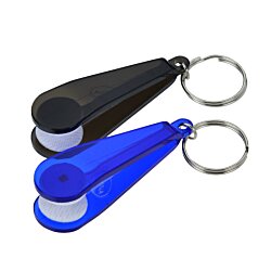 a close-up of a key chain