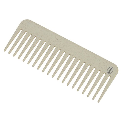 Additional Image 1 - a white comb with a white handle