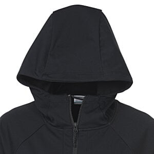 Additional Image 2 - a black hooded jacket with a hood