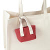 Additional Image 3 - a white bag with a red square on it