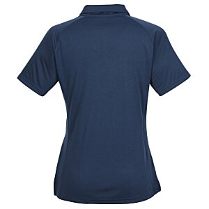 Additional Image 1 - a back view of a blue shirt