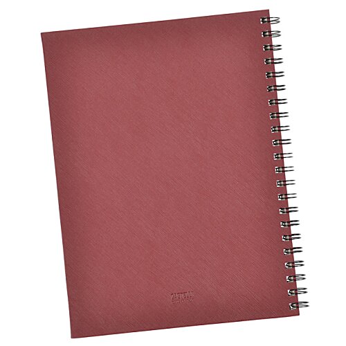 Additional Image 2 - a red notebook with a spiral bound