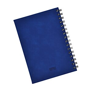 Additional Image 1 - a blue notebook with a spiral bound