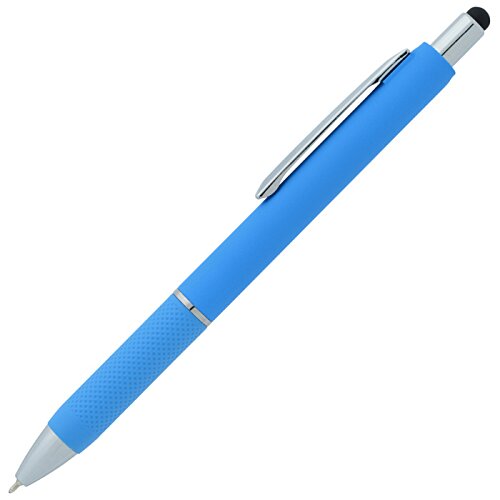 Additional Image 1 - a blue pen with a silver cap