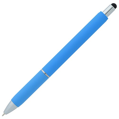 Additional Image 3 - a blue pen with a silver cap