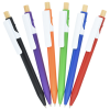 a group of pens in a fan