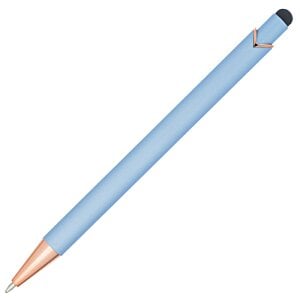Additional Image 3 - a blue pencil with a black tip
