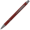 a pen with a red cap