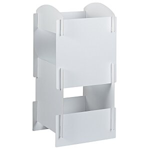 Additional Image 2 - a white shelf with two compartments