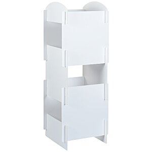 Additional Image 2 - a white shelf with shelves