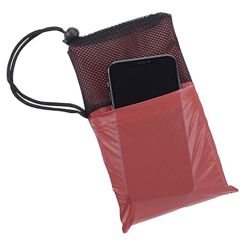 Additional Image 2 - a red and black bag with a black object in it