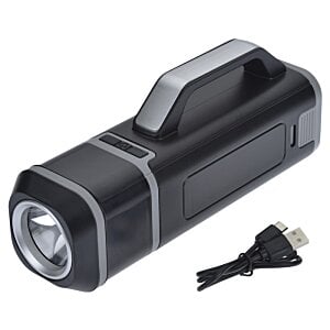 Additional Image 3 - a black flashlight with a cord