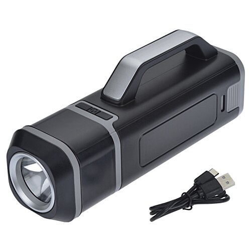 Additional Image 3 - a black flashlight with a cord
