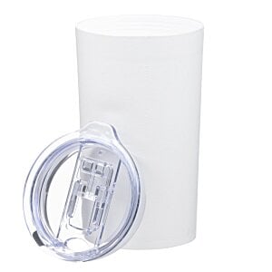 Additional Image 3 - a white cylinder with a round white circle