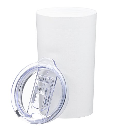 Additional Image 3 - a white cylinder with a round white circle