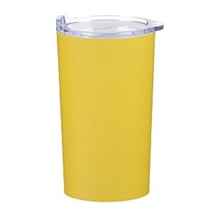 Additional Image 1 - a yellow cup with a clear lid