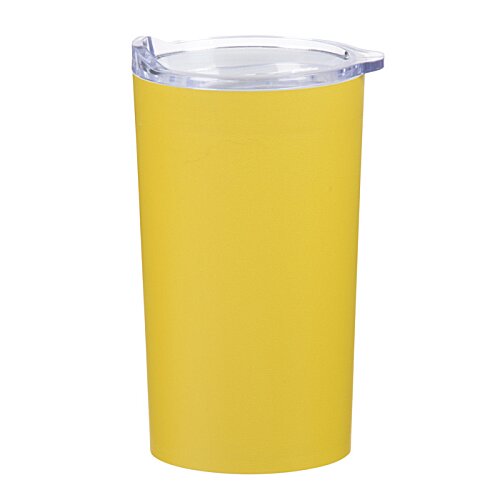Additional Image 1 - a yellow cup with a clear lid