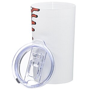 Additional Image 4 - a white spiral notebook with a ring around it