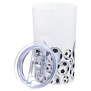 Additional Image 3 - a white cup with black dots and a circle