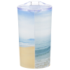 Additional Image 2 - a blue and white cylindrical candle
