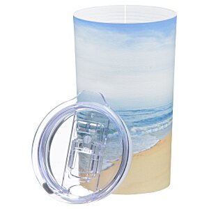 Additional Image 4 - a glass with a picture of a beach