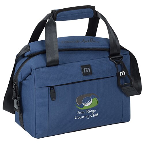 Additional Image 1 - a blue bag with black handles