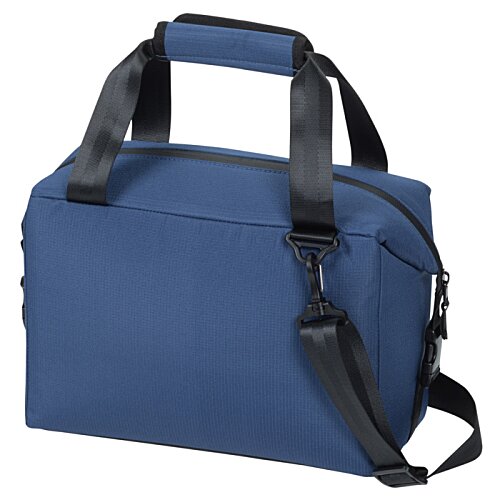 Additional Image 2 - a blue bag with black handles