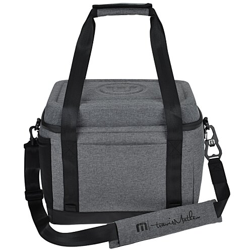 Additional Image 1 - a grey cooler bag with black straps