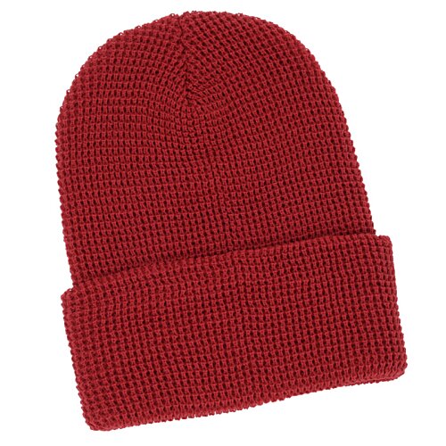 Additional Image 1 - a red beanie on a white background