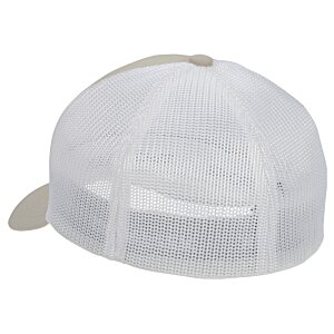 Additional Image 1 - a white hat with a brown band