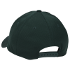 a black hat with a white background
