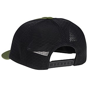 Additional Image 1 - a black hat with a green patch