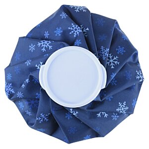 Additional Image 3 - a blue fabric with a white circle