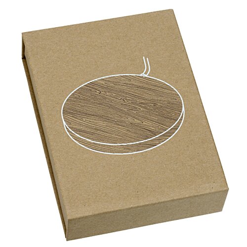 Additional Image 2 - a brown box with a circle on it
